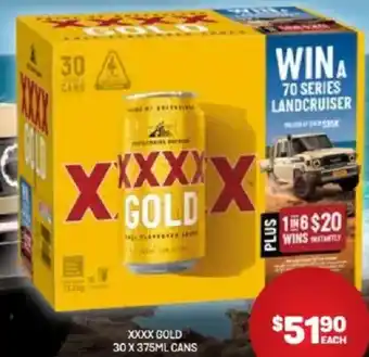 Harry Brown XXXX Gold offer