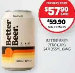 Harry Brown Better beer zero carb offer