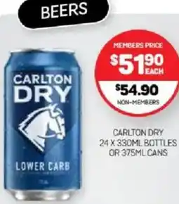 Harry Brown Carlton dry offer