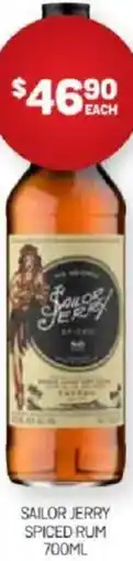Harry Brown Sailor jerry spiced rum offer