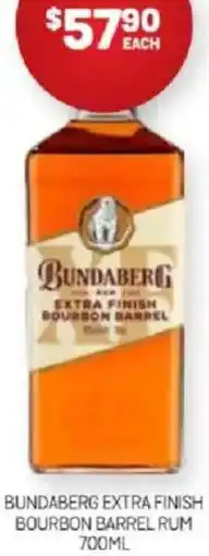 Harry Brown Bundaberg extra finish bourbon barrel rum offer