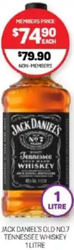 Harry Brown Jack daniel's old no.7 tennessee whiskey offer