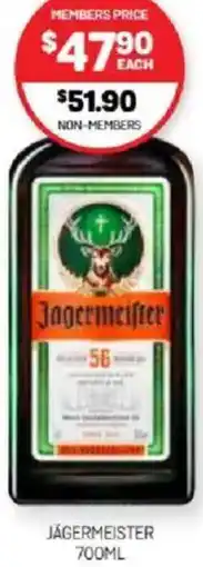 Harry Brown Jägermeister offer