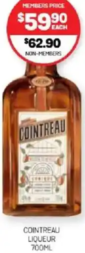 Harry Brown Cointreau liqueur offer