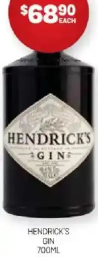 Harry Brown Hendrick's gin offer