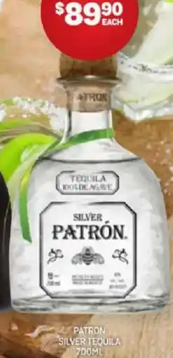 Harry Brown Patron silver tequila offer