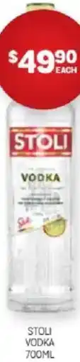 Harry Brown Stoli vodka offer