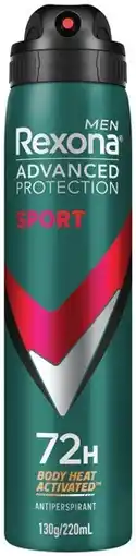 IGA Rexona Advanced Protection Antiperspirant Spray 220mL Selected Varieties offer