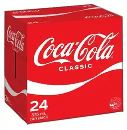 IGA Coca‑Cola 24x375mL Selected Varieties offer