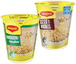 IGA Maggi Cup Noodles 58‑65g Selected Varieties offer