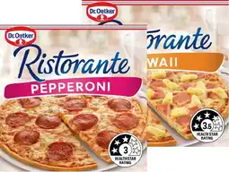 IGA Dr. Oetker Ristorante Pizza 310‑390g Selected Varieties offer