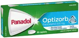IGA Panadol Optizorb Paracetamol 500mg Caplets 16 Pack offer