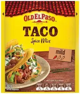 IGA Old El Paso Spice Mix 30β40g Selected Varieties offer