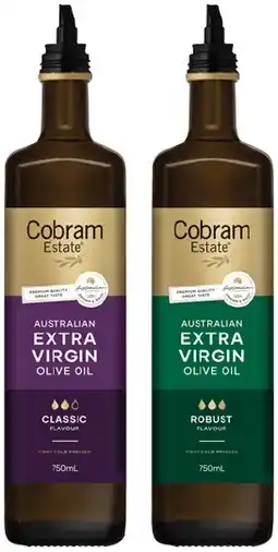 IGA Cobram Estate Australian Extra Virgin Olive Oil 750mL Selected Varieties offer