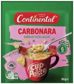IGA Continental Cup A Pasta 50‑62g Selected Varieties offer