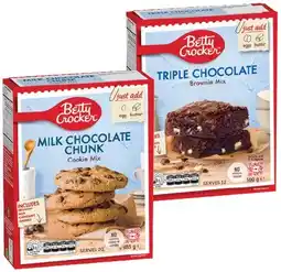IGA Betty Crocker Baking Mix 320‑500g Selected Varieties offer