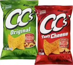 IGA CC’s Corn Chips 175g or Smith’s Double Crunch Chips 150g Selected Varieties offer