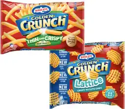IGA Birds Eye Golden Crunch Potato Chips 900g, Lattice or Sidewinders Chips 750g Selected Varieties offer