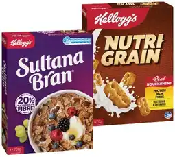 IGA Kellogg’s Nutri‑Grain 470g, Sultana Bran 700g or Special K Original 500g offer