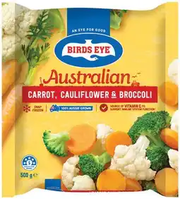 IGA Birds Eye Snap Frozen Vegetables 500g Selected Varieties offer
