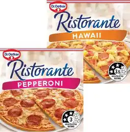 IGA Dr. Oetker Ristorante Pizza 310‑390g Selected Varieties offer