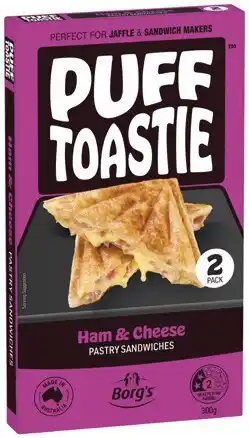 IGA Borg’s Puff Toastie 2 Pack Selected Varieties offer