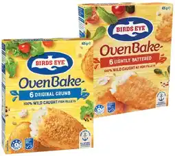 IGA Birds Eye Oven Bake Fish Fillets 425g Selected Varieties offer