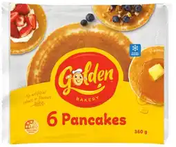 IGA Golden Pancakes 6 Pack Selected Varieties offer