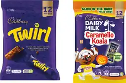 IGA Cadbury Share Pack 120β180g Selected Varieties offer