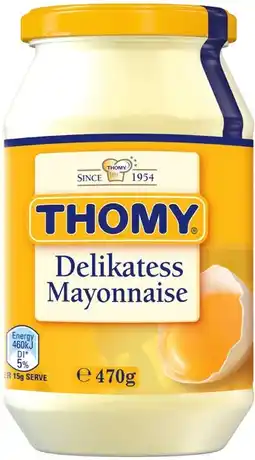 IGA Thomy Deli Mayonnaise 470g offer