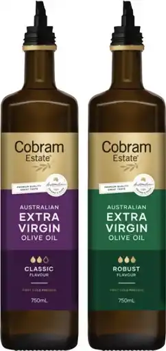 IGA Cobram Estate Extra Virgin Olive Oil 750mL Selected Varieties offer