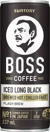 IGA Suntory Boss Coffee 237mL Selected Varieties offer