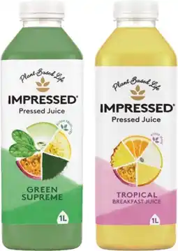 IGA Impressed Juice 1 Litre Selected Varieties offer