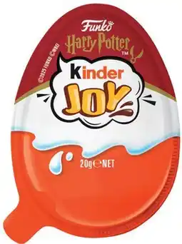 IGA Kinder Joy Chocolate Egg 20g offer