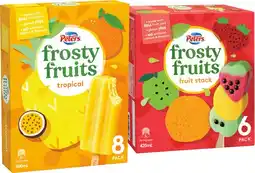 IGA Peters Frosty Fruits 8 Pack or Fruit Stack 6 Pack Selected Varieties offer