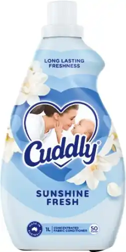 IGA Cuddly Concentrate Fabric Conditioner 900mL-1 Litre Selected Varieties offer