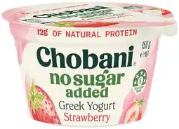 IGA NEW Chobani Greek Yogurt 150‑ 160g Selected Varieties offer