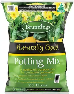 IGA Brunnings Naturally Good Potting Mix 25 Litre offer