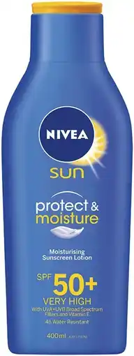 IGA Nivea Sunscreen Moist SPF50+ 400mL offer