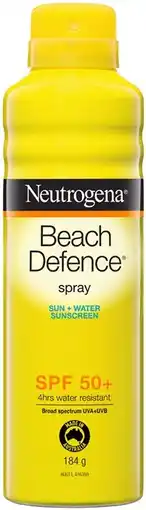 IGA Neutrogena SPF50+ Beach Defence Sunscreen Spray 184g offer