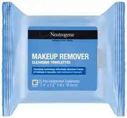 IGA Neutrogena Makeup Remover Cleansing Towelettes 25 Pack Selected Varieties offer