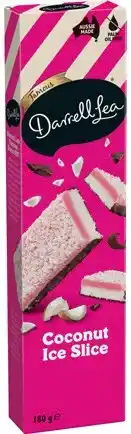 IGA Darrell Lea Coconut Ice Slice or Caramel Snow Slice 180g offer