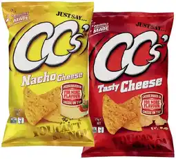 IGA CC’s Corn Chips 175g Selected Varieties offer