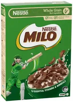 IGA Nestlé Milo Cereals 350g offer
