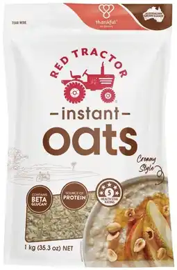 IGA Red Tractor Instant or Rolled Oats 1kg offer