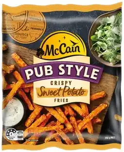 IGA McCain Pub Style Crispy Sweet Potato Fries 750g offer