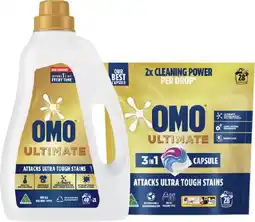 IGA OMO Expert Laundry Liquid 2 Litre or Powder 2kg Selected Varieties offer