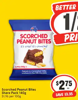 IGA SCORCHED PEANUT BITES Share Pack offer