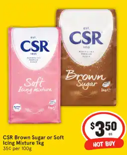 IGA CSR Brown Sugar or Soft Icing mixture offer