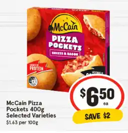 IGA McCain Pizza Pockets offer